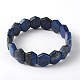 Natural Lapis Lazuli Beads Stretch Bracelets BJEW-F182-03-2