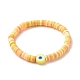 Handgefertigte Heishi-Perlen-Stretcharmbänder aus Fimo BJEW-JB07406-01-2