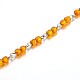 Main perles de rocaille de verre colliers bracelets chaînes pour création de AJEW-JB00096-05-1
