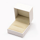 Boîtes à bagues en plastique et en carton OBOX-L002-14A-2
