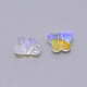 Transparent Electroplate Glass Beads GLAA-P037-02-AB04-2
