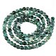 Fili di perle di quarzo smeraldo naturale G-S362-012-2