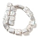 Hebras de perlas keshi de perlas barrocas naturales PEAR-E016-010-2
