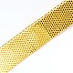リボンメッシュ  ギフト包装用  ゴールド  8mm  約50ヤード/ロール（150フィート/ロール） SRIB-A012-01G-1