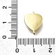 Латунные цветочные сердечки KK-K400-49G-03-3