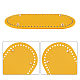 PU Leather Oval Bag Bottom FIND-PH0016-002F-5