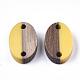 Conectores de eslabones de resina y madera de nogal RESI-S358-20J-2