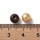 Chapelets de perles rondes en verre peint HY-Q004-6mm-M-3