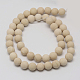 Natural Fossil Beads Strands X-G-D694-4mm-1