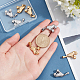 UNICRAFTALE 8Pcs 2 Colors Ice Skate Charm 304 Stainless Steel Roller Skate Pendants Stereoscopic Skate Charms 7.5X3.5mm Hole Pendant Metal Charms Earring Bracelets Charms for Jewelry Making STAS-UN0035-04-2