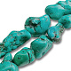 Chapelets de perles en turquoise synthétique TURQ-T001-01-1