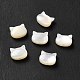 Perles de coquillage blanc naturel SHEL-G014-10B-01-1