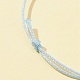 Fabrication de bracelets en cordon tressé en polyester réglable AJEW-FS0001-03-3