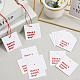 200 шт. бумажные благодарственные поздравительные открытки DIY-SP0004-35-3