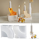 DIY Curved Letter L-Shaped Candle Holder Food Grade Silicone Molds SIMO-PW0020-03-1