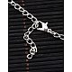 Iron Rhinestone Bridal Jewelry Sets: Necklaces SJEW-K007-04S-4