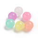 Luminous Acrylic Beads X-TACR-WH0002-16-2
