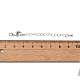 Латунные концы стойки с цепочкой и застежками KK-F873-01P-01-3
