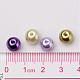 Lavender Garden Mix Pearlized Glass Pearl Beads HY-X006-8mm-08-4
