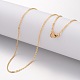 Ionenplattierung (IP) 304 Halskette aus Edelstahl X-MAK-K004-17G-1