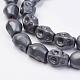 Non-magnetic Synthetic Hematite Beads Strands G-F396-16-8x10mm-1