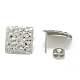 304 Stainless Steel Stud Earring Findings X-STAS-Q225-01A-2
