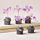 Natural Amethyst Chips Tree Decorations PW-WG51792-01-2
