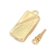 Застежки латунные коробки KK-P291-39G-3