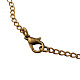 Legierung Schlüsselanhänger Halskette Quarz Taschenuhr WACH-N006-12-3