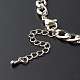 304 Stainless Steel Cuban Link Chain Bracelet AJEW-JB01014-4