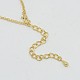 Brass Chime Ball Cage Pendant Necklaces NJEW-F053-05G-2