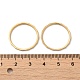 Ионное покрытие (ip) 304 кольцо на палец из нержавеющей стали RJEW-I101-02D-G-3