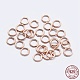 925 anillos redondos de plata esterlina STER-F036-03RG-1x5-1
