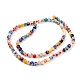 Handmade Millefiori Glass Beads Strands LK12-2