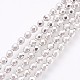 Electroplated 925 Sterling Silver Ball Chains STER-I015-06A-1