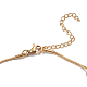 304 bracelets de cheville chaîne serpent ronde en acier inoxydable AJEW-G024-13G-2