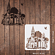 FINGERINSPIRE Church Stencil for Painting DIY-WH0172-440-2