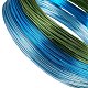 JEWELEADER 10 Colors 650 Feet Aluminum Wire 12 15 18 20 Gauge Bendable Metal Craft Wire Flexible Sculpting Beading Wire for DIY Wrapped Jewelry Manual Arts Making Rainbow Projects AW-PH0001-0.8mm-02-4