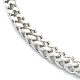 304 Stainless Steel Wheat Chain Necklaces NJEW-I245-08C-P-4