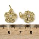 Латунные микро проложить кубического циркония подвески KK-I358-063G-F-3