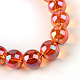 Electroplate Glass Beads Strands EGLA-Q062-4mm-A13-2