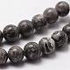 Natural Map Stone/Picasso Stone/Picasso Jasper Bead Strands G-D840-60-4mm-3