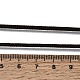 Halskettenherstellung aus 2.5 mm verstellbaren geflochtenen Nylonkordeln&nbsp;FB-CBAA152-02G-37-3