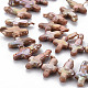 Natural Keshi Pearl Beads Strands PEAR-S021-027B-6