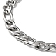 201 Stainless Steel Figaro Chains Necklaces for Men Women NJEW-G112-06B-P-2