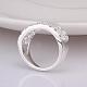 Trendy hollowbrass anneaux zircone cubique pour les femmes RJEW-BB12011-8-2
