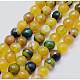 Chapelets de perles d'agate naturelle G-E469-02-12mm-1