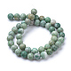 Qinghai naturelle perles de jade brins X-G-T055-6mm-16-2