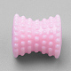 Perles acryliques opaques et bosselées à grands trous X-SACR-Q190-09-2