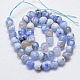 Natural Fire Agate Beads Strands G-L084-8mm-44-3